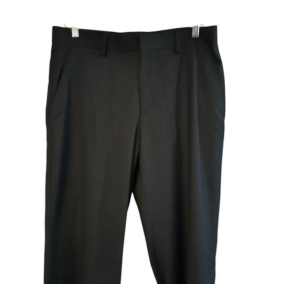 JF Ferrar Dress Pants Men's 32x32 Super Slim Black - Picture 2 of 6